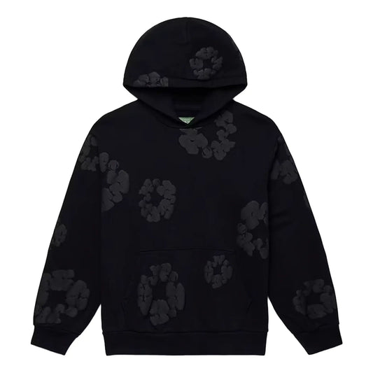 HOODIE BLACK MONOCHROME DENIM TEARS