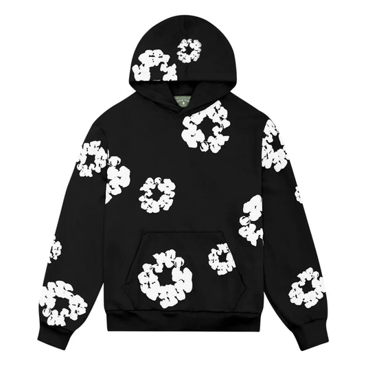 HOODIE BLACK DENIM TEARS
