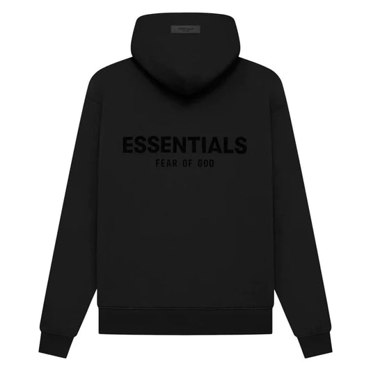 HOODIE BLACK ESSENTIALS FOG