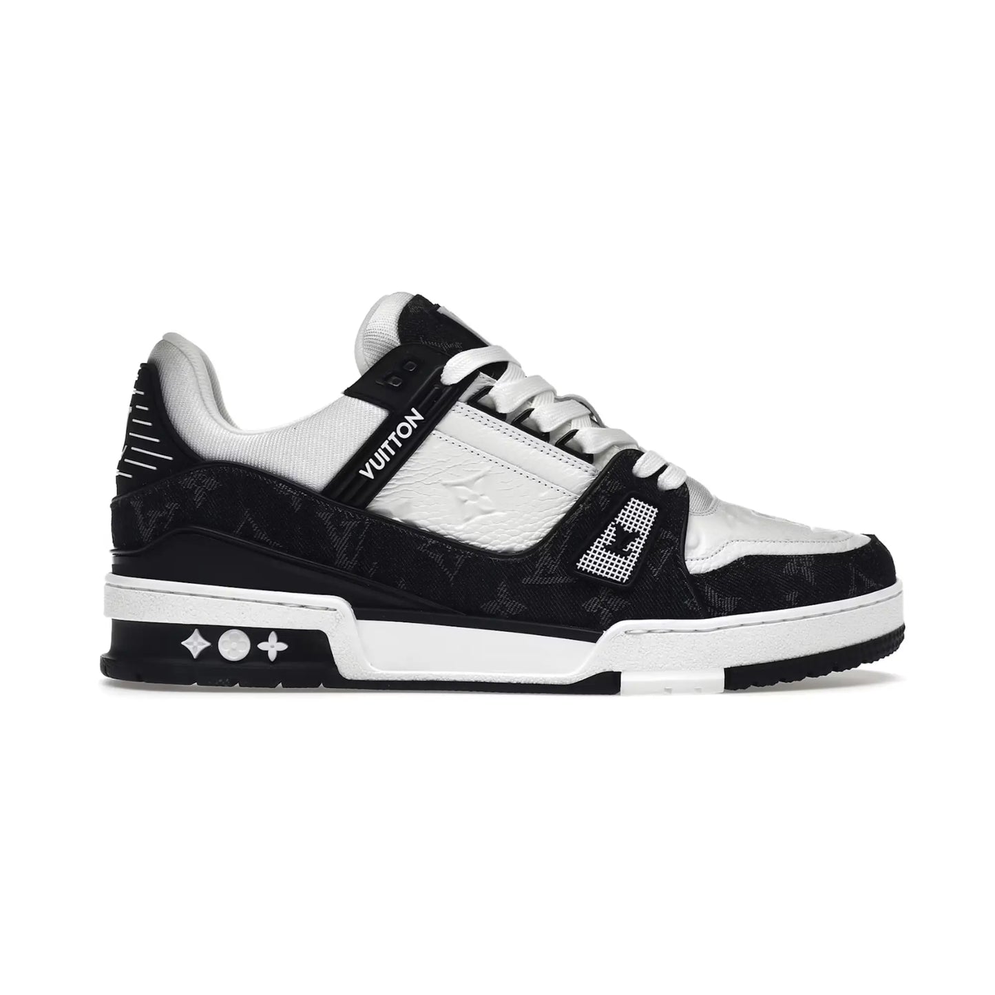 TRAINER BLACK AND WHITE LOUIS VUITTON
